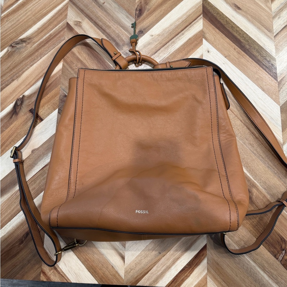 Fossil Parker Leather Backpack